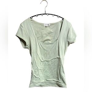 Women's Light Green Short Sleeve Tee